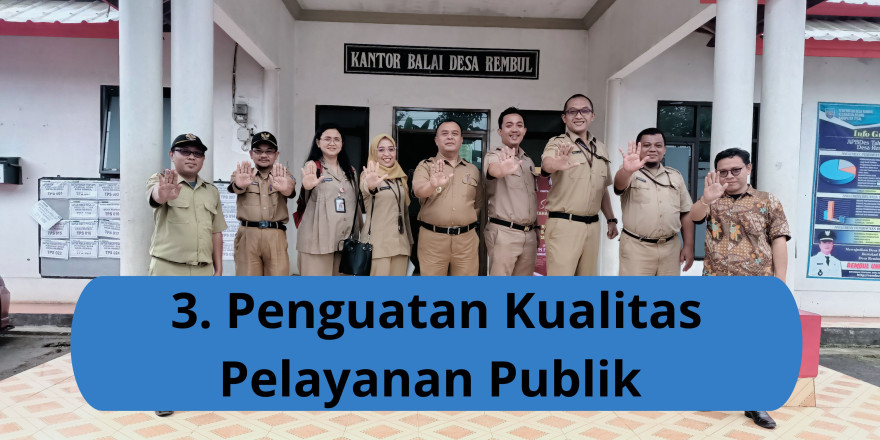 PENGUATAN PELAYANAN PUBLIK